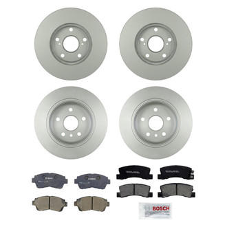 Bosch® - QuietCast™ Premium Front and Rear Brake Kit with Ceramic Pads