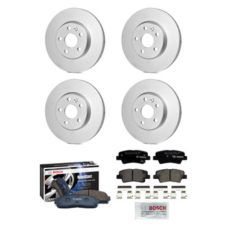 Bosch® - QuietCast™ Premium Front and Rear Brake Kit with Ceramic Pads