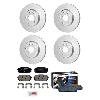 Bosch® - QuietCast™ Premium Front and Rear Brake Kit with Ceramic Pads