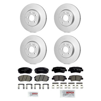 Bosch® - QuietCast™ Premium Front and Rear Brake Kit with Ceramic Pads