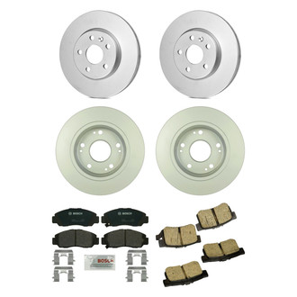 Bosch® - QuietCast™ Premium Front and Rear Brake Kit with Ceramic Pads