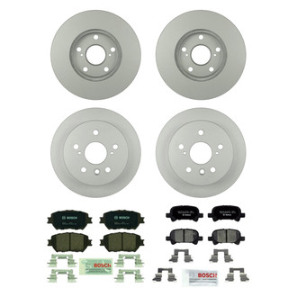 Bosch® - QuietCast™ Premium Front and Rear Brake Kit with Ceramic Pads