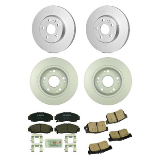 Bosch® - QuietCast™ Premium Front and Rear Brake Kit with Ceramic Pads