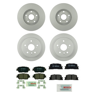 Bosch® - QuietCast™ Premium Front and Rear Brake Kit with Ceramic Pads