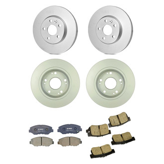 Bosch® - QuietCast™ Premium Front and Rear Brake Kit with Ceramic Pads