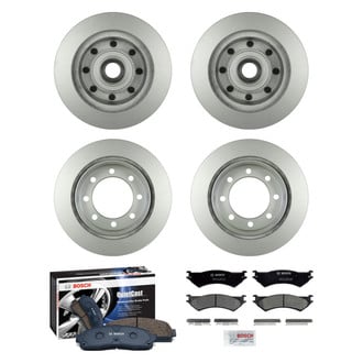 Bosch® - QuietCast™ Premium Front and Rear Brake Kit with Ceramic Pads