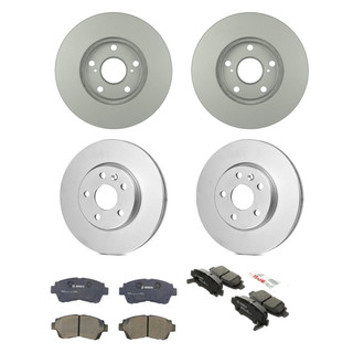 Bosch® - QuietCast™ Premium Front and Rear Brake Kit with Ceramic Pads