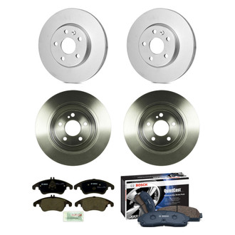 Bosch® - QuietCast™ Premium Front and Rear Brake Kit with Organic Pads