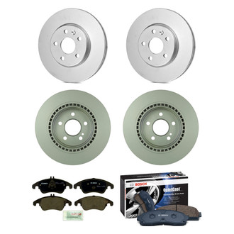 Bosch® - QuietCast™ Premium Front and Rear Brake Kit with Organic Pads