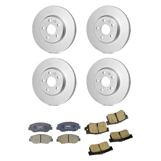Bosch® - QuietCast™ Premium Front and Rear Brake Kit with Ceramic Pads