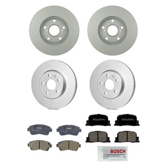 Bosch® - QuietCast™ Premium Front and Rear Brake Kit with Ceramic Pads