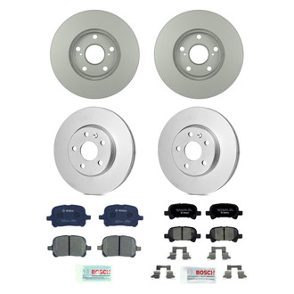 Bosch® - QuietCast™ Premium Front and Rear Brake Kit with Ceramic Pads