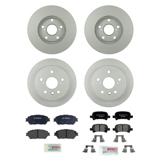 Bosch® - QuietCast™ Premium Front and Rear Brake Kit with Ceramic Pads