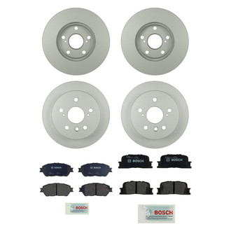 Bosch® - QuietCast™ Premium Front and Rear Brake Kit with Ceramic Pads