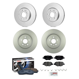 Bosch® - QuietCast™ Premium Front and Rear Brake Kit with Organic Pads