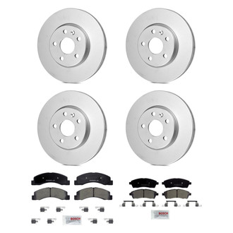 Bosch® - QuietCast™ Premium Front and Rear Brake Kit with Ceramic Pads