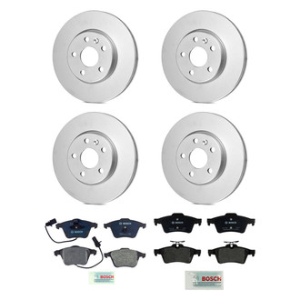 Bosch® - QuietCast™ Premium Front and Rear Brake Kit with Organic Pads
