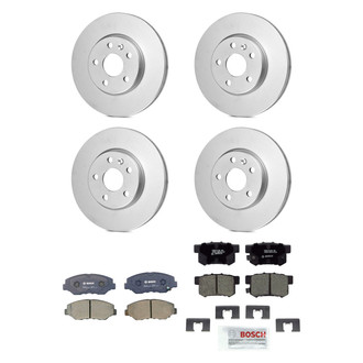 Bosch® - QuietCast™ Premium Front and Rear Brake Kit with Ceramic Pads