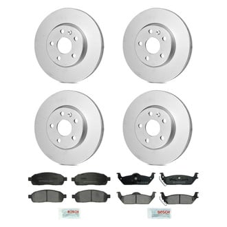 Bosch® - QuietCast™ Premium Front and Rear Brake Kit with Ceramic Pads