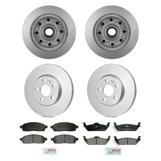 Bosch® - QuietCast™ Premium Front and Rear Brake Kit with Ceramic Pads