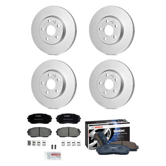 Bosch® - QuietCast™ Premium Front and Rear Brake Kit with Ceramic Pads
