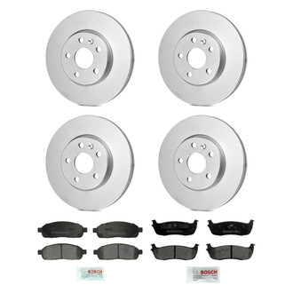 Bosch® - QuietCast™ Premium Front and Rear Brake Kit with Ceramic Pads