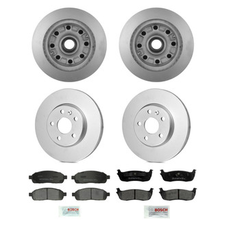 Bosch® - QuietCast™ Premium Front and Rear Brake Kit with Ceramic Pads