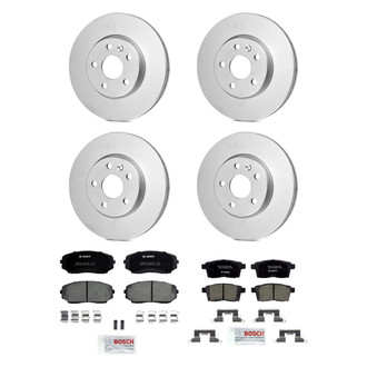 Bosch® - QuietCast™ Premium Front and Rear Brake Kit with Ceramic Pads