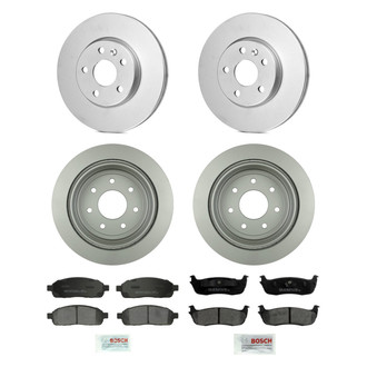 Bosch® - QuietCast™ Premium Front and Rear Brake Kit with Ceramic Pads