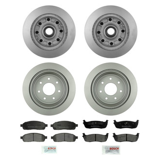 Bosch® - QuietCast™ Premium Front and Rear Brake Kit with Ceramic Pads