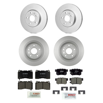 Bosch® - QuietCast™ Premium Front and Rear Brake Kit with Ceramic Pads