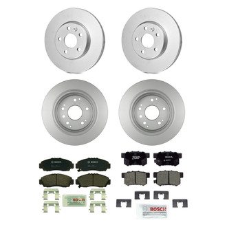 Bosch® - QuietCast™ Premium Front and Rear Brake Kit with Ceramic Pads