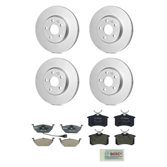 Bosch® - QuietCast™ Premium Front and Rear Brake Kit with Organic Pads