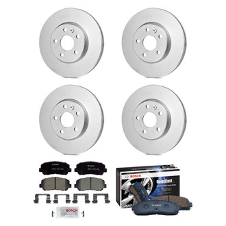 Bosch® - QuietCast™ Premium Front and Rear Brake Kit with Ceramic Pads