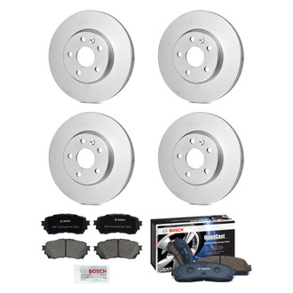 Bosch® - QuietCast™ Premium Front and Rear Brake Kit with Ceramic Pads