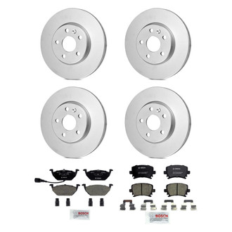 Bosch® - QuietCast™ Premium Front and Rear Brake Kit with Ceramic Pads