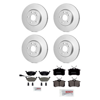Bosch® - QuietCast™ Premium Front and Rear Brake Kit with Ceramic Pads