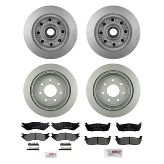 Bosch® - QuietCast™ Premium Front and Rear Brake Kit with Ceramic Pads
