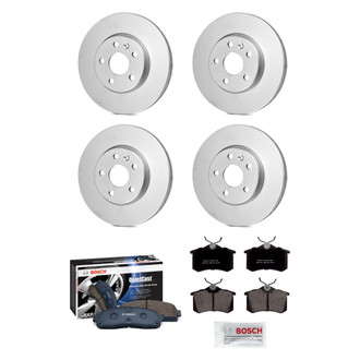 Bosch® - QuietCast™ Premium Front and Rear Brake Kit with Ceramic Pads