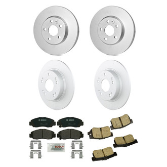 Bosch® - QuietCast™ Premium Front and Rear Brake Kit with Ceramic Pads