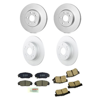 Bosch® - QuietCast™ Premium Front and Rear Brake Kit with Ceramic Pads