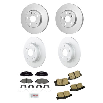 Bosch® - QuietCast™ Premium Front and Rear Brake Kit with Ceramic Pads