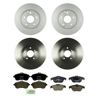 Bosch® - QuietCast™ Premium Front and Rear Brake Kit with Ceramic Pads