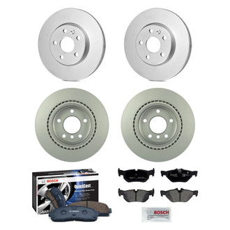 Bosch® - QuietCast™ Premium Front and Rear Brake Kit with Ceramic Pads