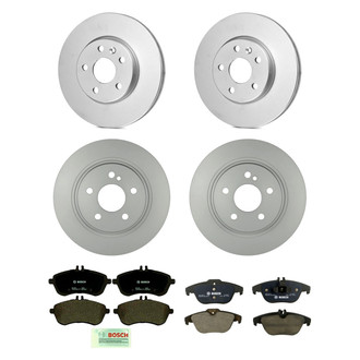 Bosch® - QuietCast™ Premium Front and Rear Brake Kit with Ceramic Pads