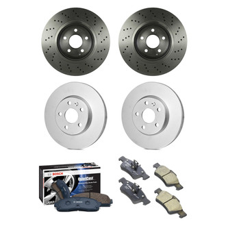 Bosch® - QuietCast™ Premium Front and Rear Brake Kit with Ceramic Pads