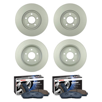 Bosch® - QuietCast™ Premium Front and Rear Brake Kit with Ceramic Pads