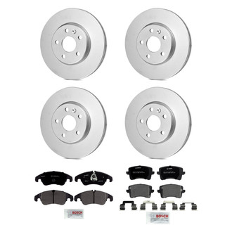Bosch® - QuietCast™ Premium Front and Rear Brake Kit with Organic Pads