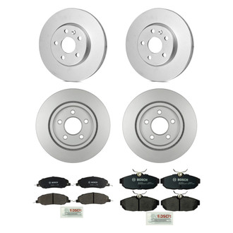 Bosch® - QuietCast™ Premium Front and Rear Brake Kit with Ceramic Pads