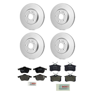 Bosch® - QuietCast™ Premium Front and Rear Brake Kit with Organic Pads